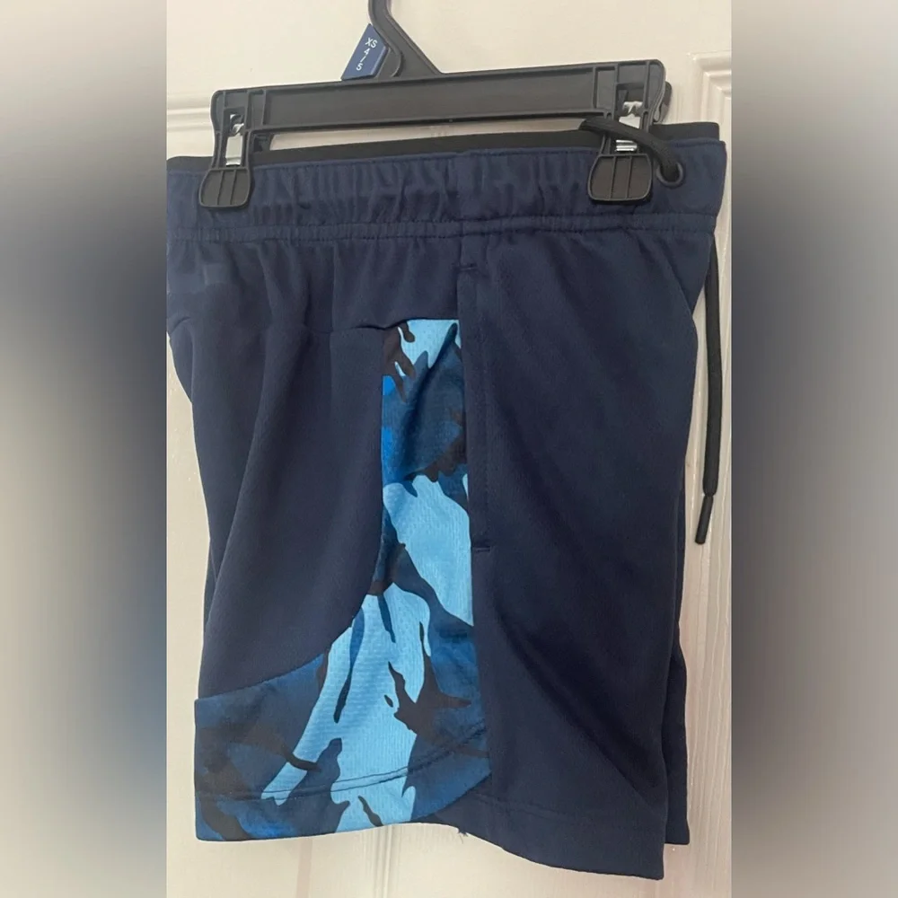 🔴 3/$12 Athletic Works Boys Navy Blue Shorts with‎ Drawstring! NWT! Size XS.